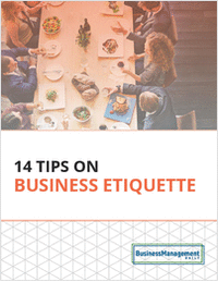 14 Tips on Business Etiquette