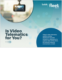 Bobit Fleet Group's Guide to Video Telematics