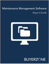 2013 Maintenance Management Software Buyer's Guide