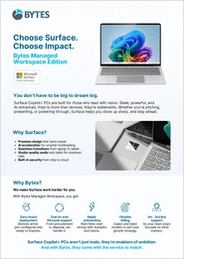 Choose Surface. Choose Impact. Bytes Managed Workspace Edition