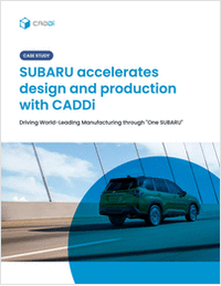 Subaru accelerates design and production with CADDi