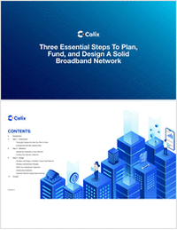 eBook: Three Steps to Plan, Fund, and Design a Solid Broadband Network