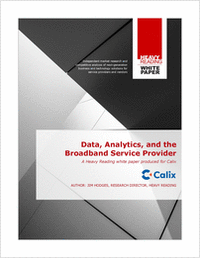 Data, Analytics, and the Broadband Service Provider