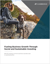 Fueling Business Growth Through Social and Sustainable Investing