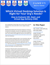 Virtual Desktop Buyer's Guide for VDI, DaaS & VAD