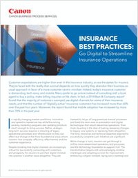Insurance Best Practices: Go Digital to Streamline Insurance Operations