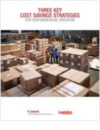 THREE KEY COST SAVINGS STRATEGIES FOR YOUR WAREHOUSE OPERATION