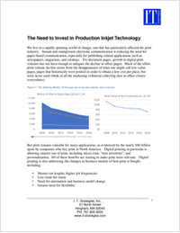 The Need to Invest in Production Inkjet Technology