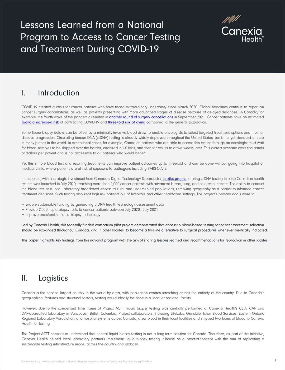 Lessons Learned from a National Program to Improve Access to Cancer Testing and Treatment During COVID-19