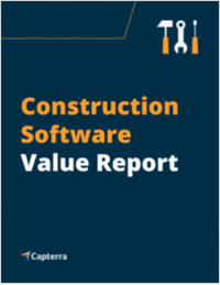 Capterra's Value Report on Construction Software