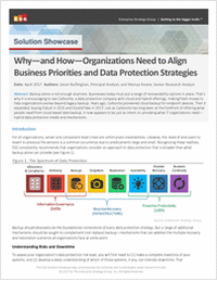 Why and How Organizations Need to Align Business Priorities and Data Protection Strategies