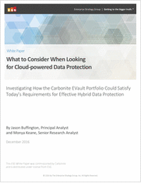 What to Consider When Looking  for Cloud-powered Data Protection