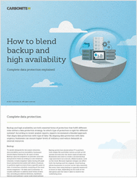 How to Blend Backup and High Availability