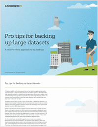 Pro Tips for Backing Up Large Data Sets