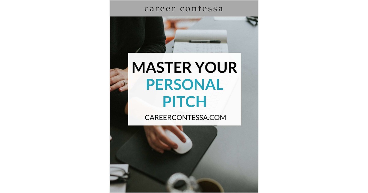 Master Your Personal Pitch