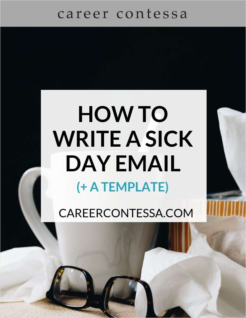 How To Write A Sick Day Email A Template Free EGuide