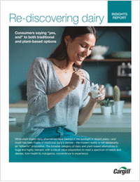 Consumers saying 'Yes, and' to dairy in all its forms -- white paper