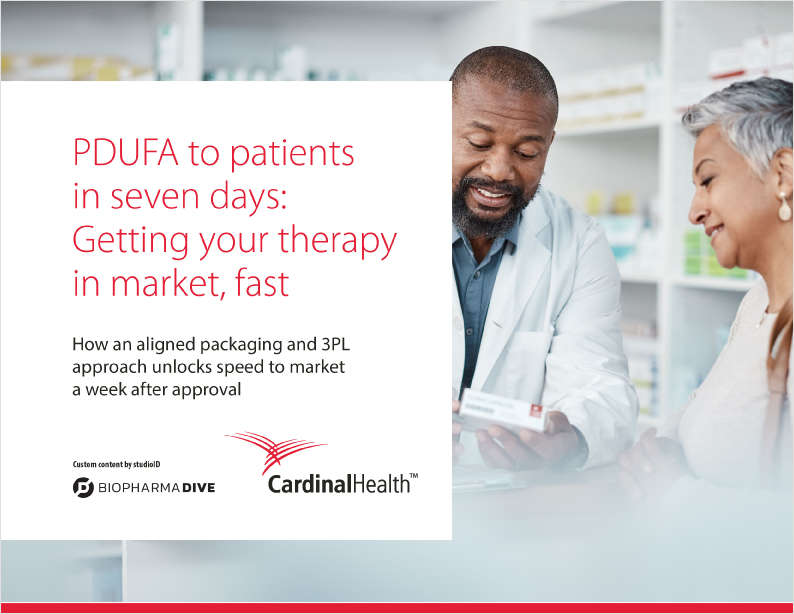 Getting pharma products to market a week after approval