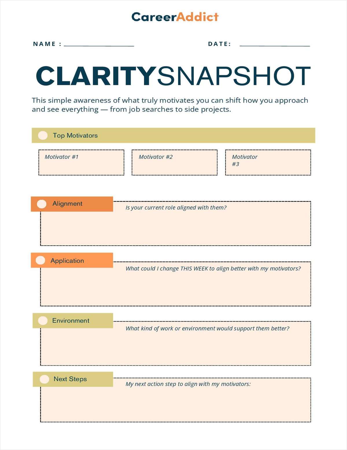 Career Clarity Snapshot