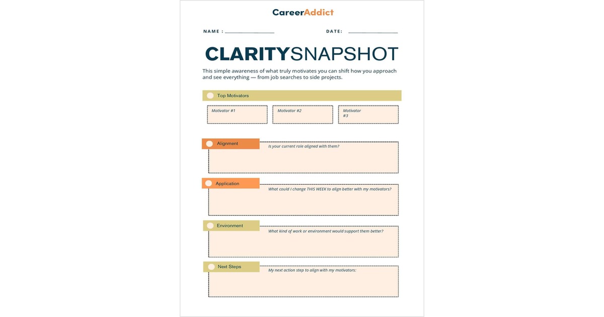 Career Clarity Snapshot