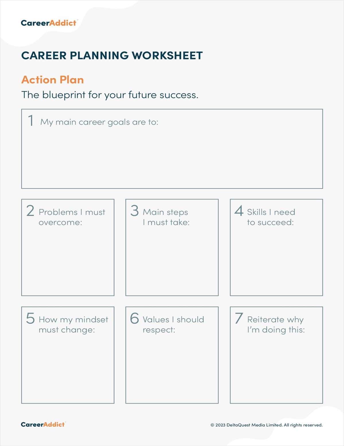 Career Planning Worksheet