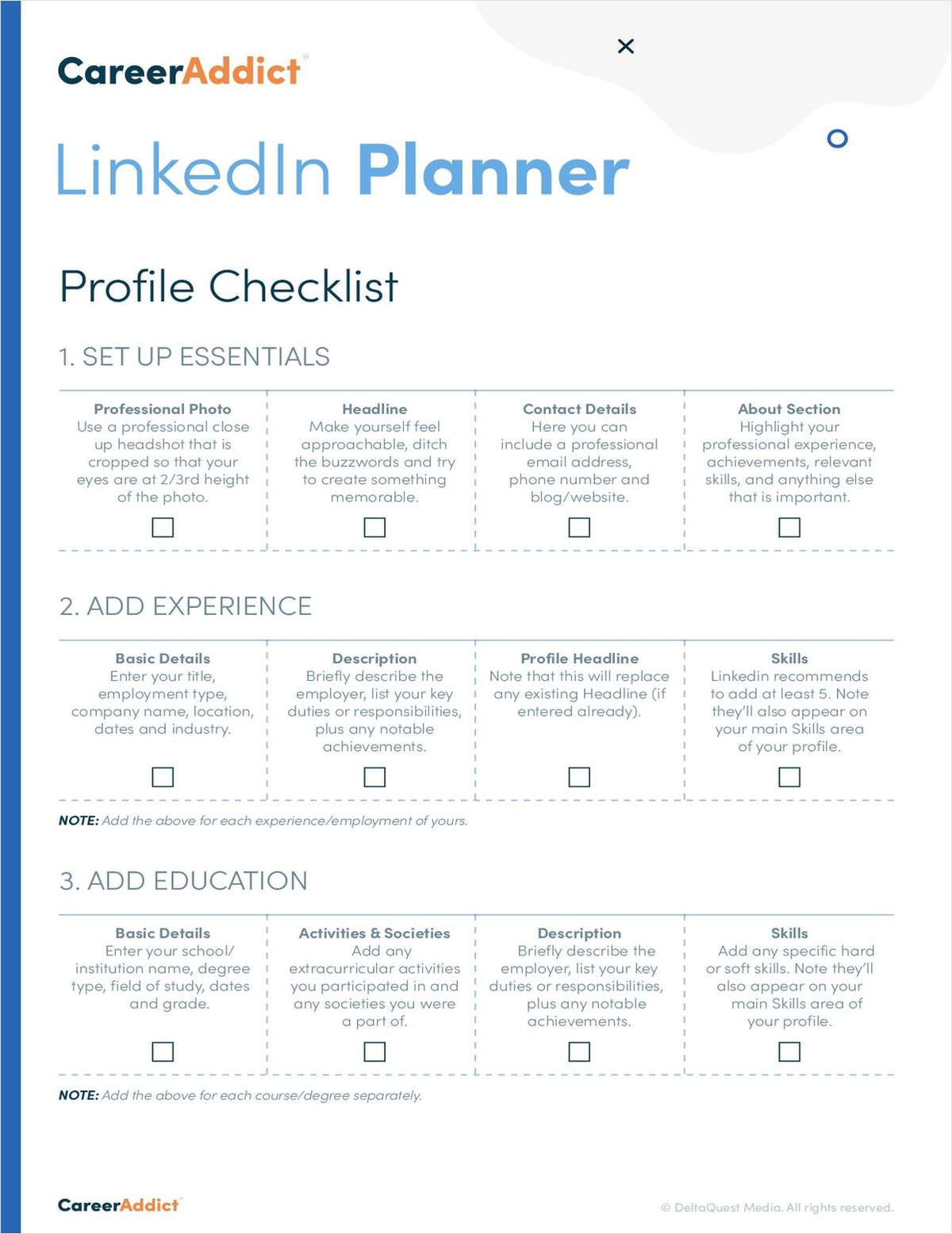 LinkedIn Planner