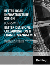 Deliver World-Class Road Infrastructure With OpenRoads™ Designer