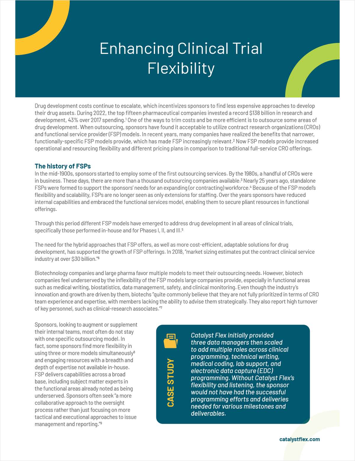 Enhancing Clinical Trial Flexibility