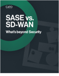 SASE vs SD-WAN - What's Beyond Security
