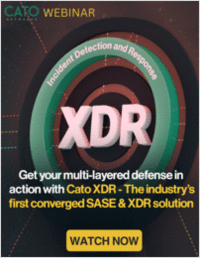 Cato XDR - Industry's First Converged SASE & XDR Solution