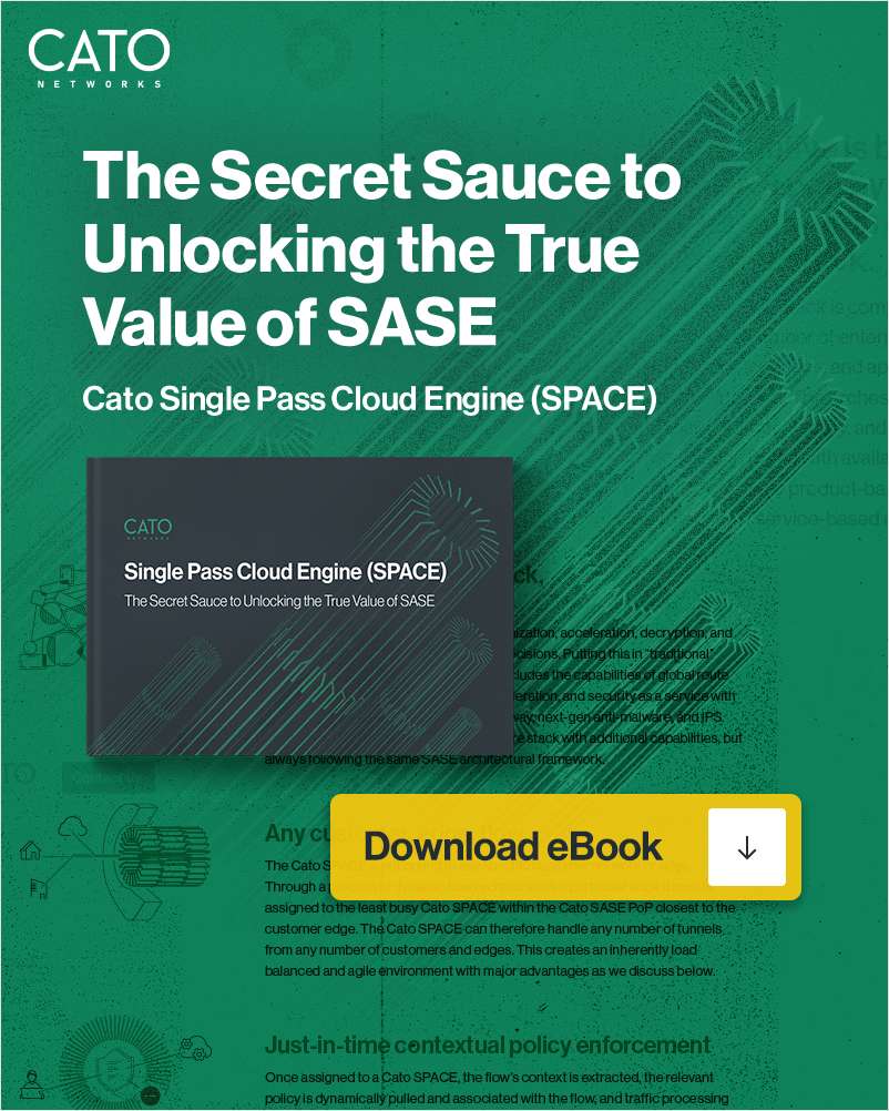 SPACE: The Secret Sauce Underpinning the Cato Networks SASE Architecture
