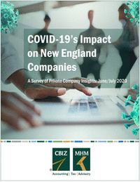 COVID-19's Impact on New England Private Companies: Survey Results
