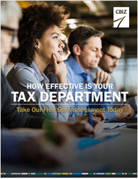 How Effective is Your Tax Department in These 7 Key Areas?