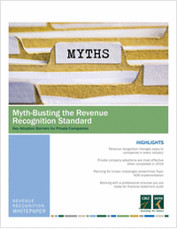 Myth-Busting the Revenue Recognition Standard
