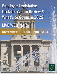 Employer Legislative Update: The Year in Review & What's to Come in 2022