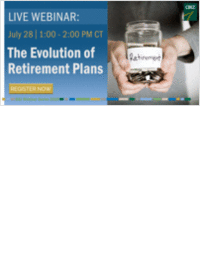 The Evolution of Retirement Plans