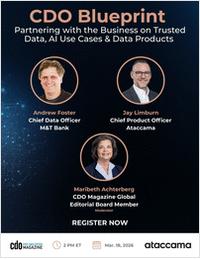 Webinar: CDO Blueprint: Partnering with the Business on Trusted Data, AI Use Cases & Data Products