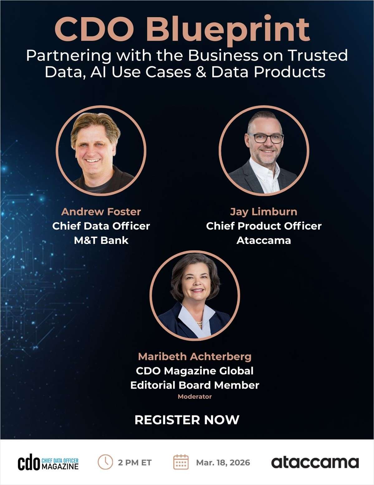 Webinar: CDO Blueprint: Partnering with the Business on Trusted Data, AI Use Cases & Data Products