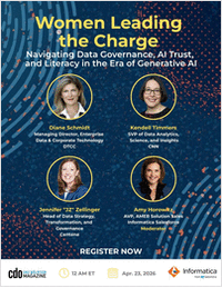 Webinar Women Leading the Charge: Navigating Data Governance, AI Trust, and Literacy in the Era of Generative AI