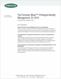 The Forrester Wave™: Privileged Identity Management, Q1 2014