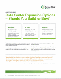 Data Center Expansion Options - Should You Build or Buy?