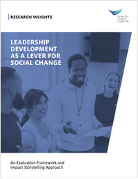 Leadership Development as a Lever for Social Change