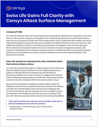 Swiss Life Gains Full Clarity with Censys Attack Surface Management