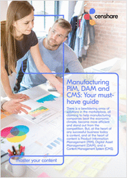 Your must-have guide to PIM, DAM & CMS systems