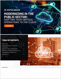Modernizing in the Public Sector: Shifting Your Critical Operations to the Cloud