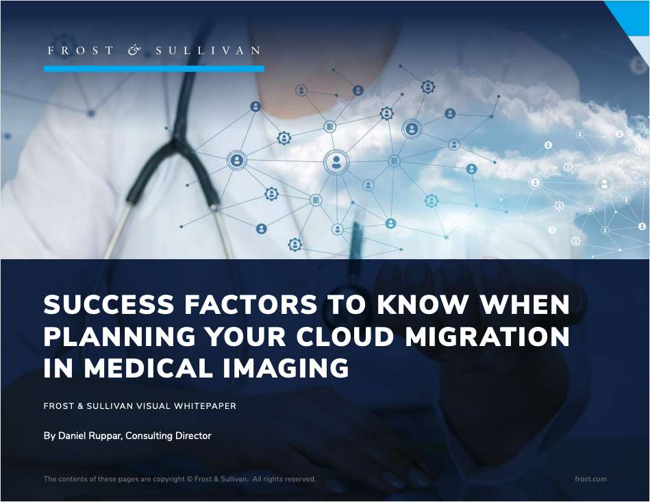 4 Success Factors for Shifting Medical Imaging to the Cloud