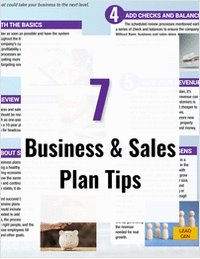 7 Tips to Create Successful Business and Sales Plans