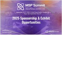 Explore Booth & Sponsorship Opportunities at the #1 IT Event For All Who Sell Managed Services