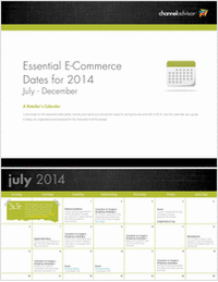 Essential E-Commerce Dates for 2014 -- July-December