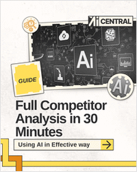 Full Competitor Analysis in 30 Minutes with ChatGPT: AI-Powered GPT-5 Guide for Marketers & Entrepreneurs ($21 Value) FREE For a Limited Time